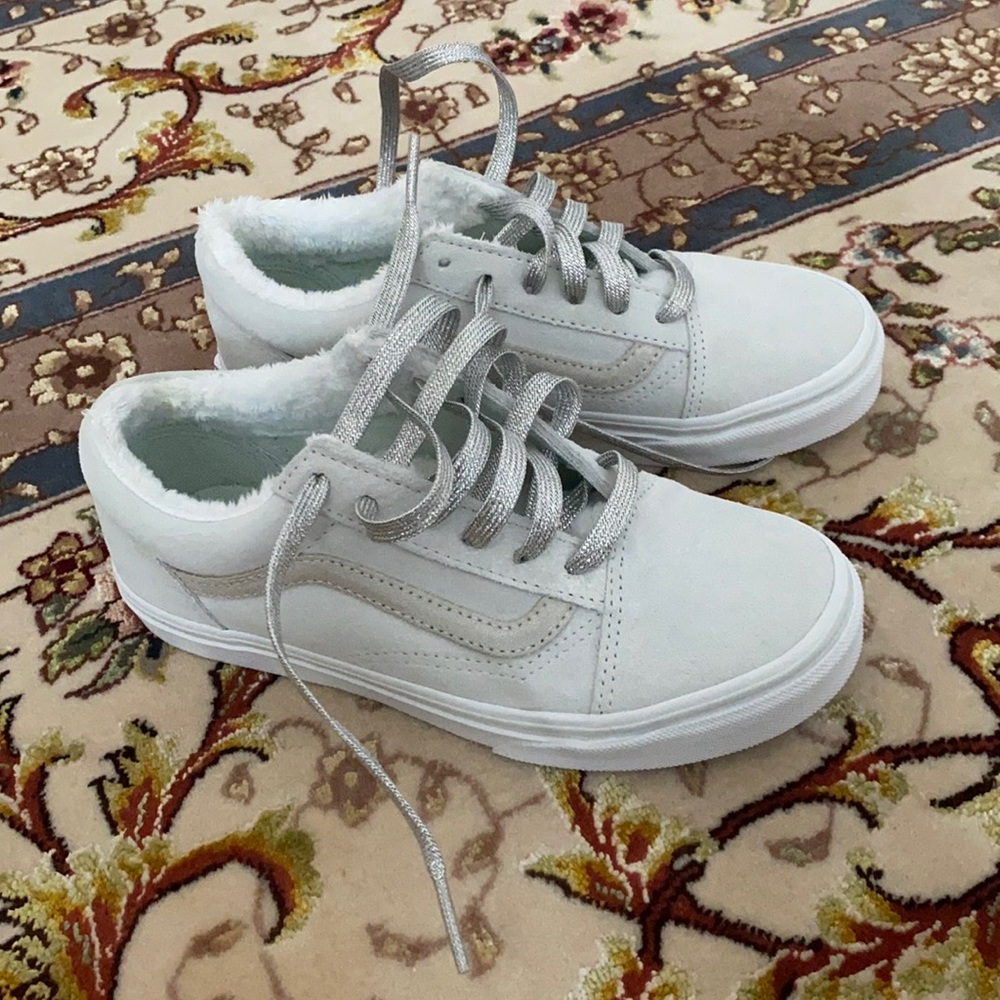 vans kids sneakers  white
